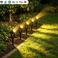 IP65 Wasserdichter Solar-Gartenspot Außenbeleuchtung für Baum, Hof und Wegdekoration 2/4 in 1 Solar-LED-Lampe