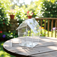 Terrarium/Vivarium Rectangulaire en Acrylique pour Araignées, Gekkos, Crabes Eremites, Insectes - Boîte de Rangement Écologique Portable et Durable