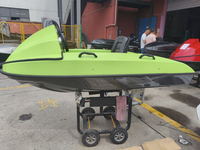 Jet Boat électrique à grande vitesse pour le karting pleine puissance avec opération facile ABS Water Entertainment Petit bateau pour le surf