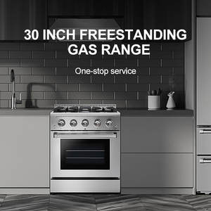 معدات مطبخ: موقد غاز بأربعة شعلات وفرن غاز - Product Image 2