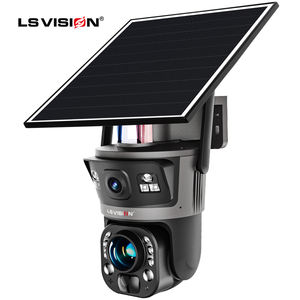 Caméras de sécurité PTZ LS VISION Ubox 4G/Wifi, vision nocturne couleur, solaires, étanches IP66, audio bidirectionnel, double objectif 6MP, double écran - Product Image 3