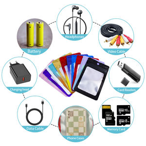 Sac d'emballage en plastique pour téléphone portable, sac à fermeture éclair en plastique, prix d'usine en gros, pour les petites entreprises - Product Image 3