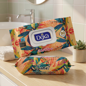 Vente directe usine – Lingettes humides turques de haute qualité, jetables, pour le corps de bébé et le démaquillant, pour le nettoyage domestique - Product Image 1