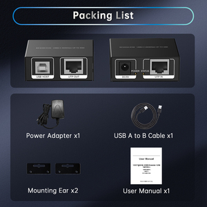 1080P <span class=keywords><strong>HDMI</strong></span> KVM Extender 50m USB 2.0 Extender 2 ports USB Extender sur Cat5e Cat6 RJ45 - Product Image 6