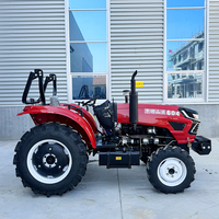 Tracteur utilitaire diesel 70 CV à prix de gros avec rotoculteur et remorque basculante pour travaux inter-rangs en vignoble et verger