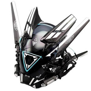 Casco Cyberpunk Predator Masculino, Máscara Táctica de Cara Completa de Acrílico Luminoso, Envío Gratuito, Venta al por Mayor - Product Image 5