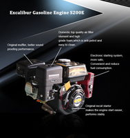 تصميم جديد من EXCALIBUR أسطوانة مفردة ، محرك بنزين للإزاحة 4 Stroke our Rpm مبرد بالهواء للرافعة