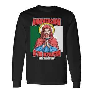 T-shirt à manches longues pour l'anniversaire de la révolution du 1er novembre, Algérie Honor - Product Image 1