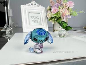 Vente chaude, figurine d'animaux mignons en cristal <span class=keywords><strong>K9</strong></span> de haute qualité, modèle de <span class=keywords><strong>chien</strong></span> en verre de cristal pour collection, souvenir, décoration de la maison - Product Image 3