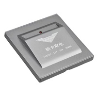 Interruptor de tarjeta de inserción de Hotel, inducción de alta frecuencia, toma de energía, ahorro de energía, tarjeta de habitación de Hotel inteligente, interruptor de pared