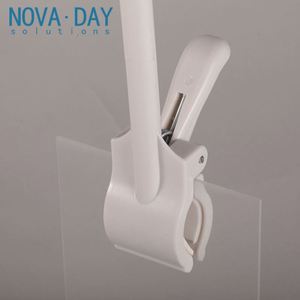 NOVADAY Supermercado Durable Personalizado Estante Giratorio Etiqueta Exhibición Plástico Pop Clip Transparente - Product Image 3