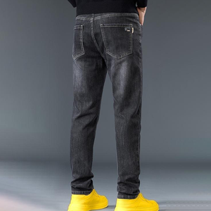 Men's slim fit jeans, stretchy, comfortable, stylish trousers - Product Image 5