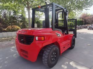 Carretilla elevadora diésel de <span class=keywords><strong>8</strong></span> toneladas al mejor precio, motor sobrealimentado todoterreno, carretilla elevadora de servicio pesado 4WD a la venta - Product Image 6