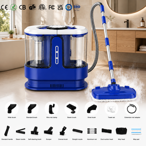 Aspirateur multifonctionnel CE CB pour nettoyage de tissus, détachage, élimination des acariens sur tapis, aspirateur portable pour poils d'animaux, aspirateur vapeur pour voiture - Product Image 1