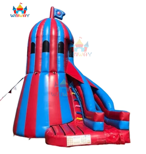 สไลด์ลมแบบเกลียวแผ่นพีวีซีเป่าลมสำหรับปีนเขาในเชิงพาณิชย์แห้ง - Product Image 4