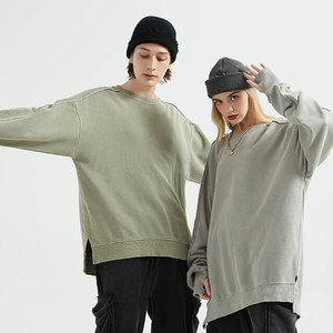 Streetwear surdimensionné pull à col rond manches Ninja lourdes gants sans doigts Hip Hop pull ample manteau à capuche Streetwear - Product Image 1