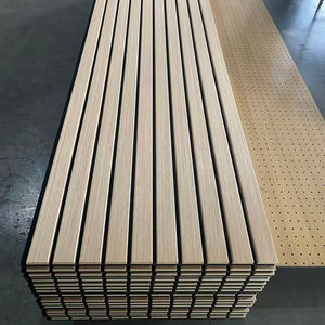 Doghe da parete acustiche Decorative in <span class=keywords><strong>abete</strong></span> di Douglas abilmente progettate: doghe da parete moderne in legno per smorzare il suono - Product Image 2