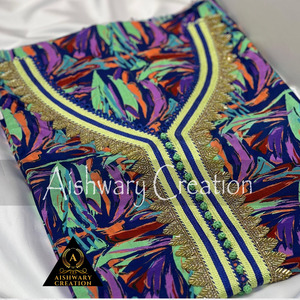 Vestido Mukhawar de Algodón Orgánico para Mujeres y Niñas, Traje Tradicional Ligero Tejido con Dupatta, Tela de Popelina Transpirable - Product Image 2
