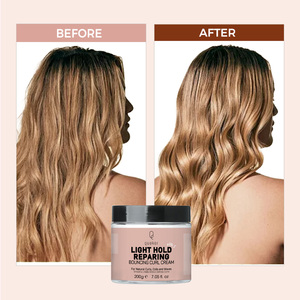 Qquaker Organic <span class=keywords><strong>Curl</strong></span> Defining Cream Etiqueta privada Hidratante para el cabello Colágeno Definir estilo para cabello ondulado y rizado - Product Image 4