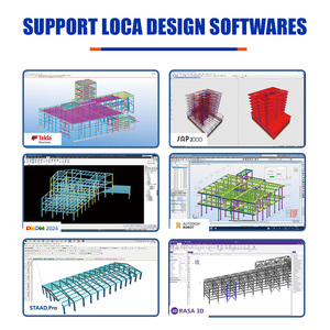 Estructura de Acero Ligero Estándar GB en Oferta, Almacén, Taller, Hangar, Construcción con Columnas Centrales, Soldadura y Corte, Marca SYLY - Product Image 4
