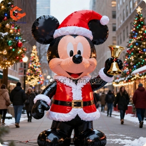 Décoration d'événement de festival <span class=keywords><strong>Mickey</strong></span> Mouse <span class=keywords><strong>gonflable</strong></span> avec chapeau de Noël Conception personnalisée Personnage <span class=keywords><strong>gonflable</strong></span> <span class=keywords><strong>Mickey</strong></span> Mouse Dessin animé - Product Image 6