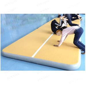 Estructura de Juego Inflable para <span class=keywords><strong>Niños</strong></span>, Zona de Juegos Interior con Tobogán y Piso Inflable para Saltar, Colchoneta de Gimnasio - Product Image 6