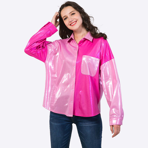 Loose High Quality <strong>Plus</strong> <strong>Size</strong> Manufacturer Wholesale Casual Custom Vintage Functional Outdoor Elegant Sort Blouses <strong>Top</strong> Clothing B - Product Image 4
