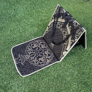 Katlanabilir Sırtlıklı Müslüman Seccadesi Seyahat İçin İslami Namaz Halısı - Product Image 3