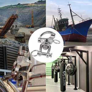 Крюки-шаклы из нержавеющей стали 304/316 для морского применения, быстросъемные, с поворотным механизмом, для морской фурнитуры - Product Image 6