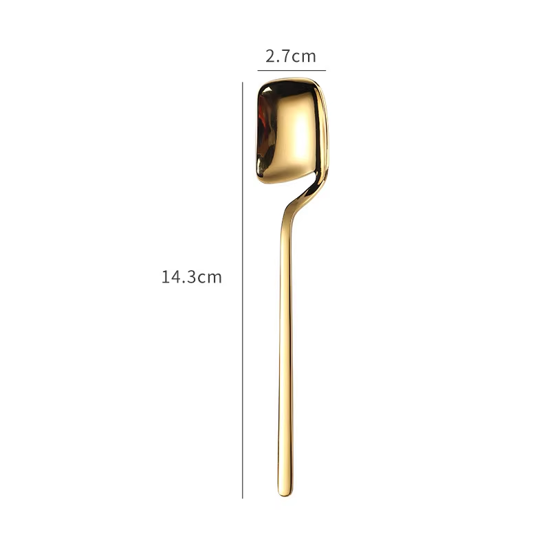 Gold tea spoon