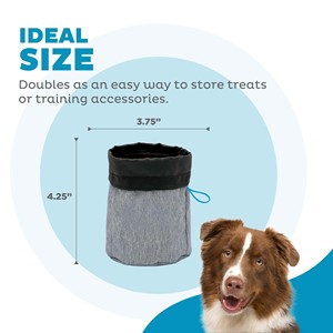 Muestra gratuita: Bolsa de silicona portátil para premios de perro, diseño personalizado, para entrenamiento y golosinas. - Product Image 4