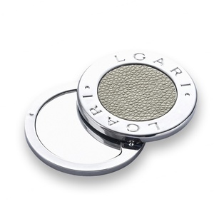 High Quality Pu Pouch Metal Bright Portable <b>Compact</b> <b>Mirror</b> Giveaway Cosmetic Pocket <b>Mirror</b> - Product Image 5