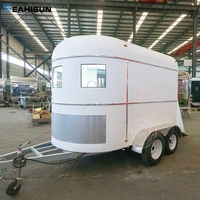 Certificat CE camion de nourriture 2024 Kiosque de nourriture mobile le plus populaire remorque de restauration remorque de cheval à vendre europe
