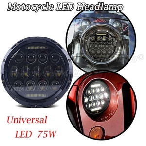 7 pouces voiture moto LED phare rond DRL feux de croisement phare pour Lada Niva <span class=keywords><strong>4X4</strong></span> tout-terrain Suzuki samouraï SJ410 - Product Image 2