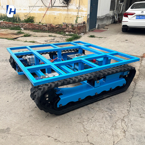 All-<span class=keywords><strong>Terrain</strong></span>-Raupen fahrwerk mit 40 ° Kletter fähigkeit für Offroad-Inspektions roboter - Product Image 4