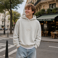 Hoodie Santai Streetwear Anti-Susut Bahan Bernapas dengan Cetakan Digital Bintang Penuh Langit Berbintang Musim Semi, Produk Terlaris Khusus