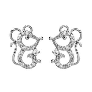 Pendientes de circonita con forma de ratón pequeño, elegantes y a la moda, estilo coreano, dulces y románticos para mujeres/niñas, venta directa de fábrica, <span class=keywords><strong>2020</strong></span> - Product Image 6