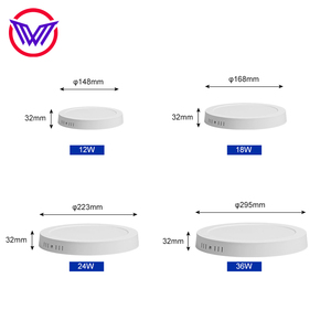 Đèn Panel <span class=keywords><strong>LED</strong></span> âm trần lắp đặt dễ dàng, dùng cho văn phòng, khách sạn, nhà ở, hình tròn, hình vuông, chất liệu nhựa, công suất 12W, 18W, 24W, 36W - Product Image 2