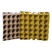 Plateaux à œufs en carton de pâte à papier personnalisés en usine, 30, 12, 6 alvéoles, carton d'expédition, support à œufs, plateau d'emballage pour œufs de caille et d'autruche