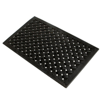 Tapis carré moderne en caoutchouc lavable en machine anti-vibration tapis de salle de bain personnalisé nouveauté faite CN;GUA nouveauté carrée populaire