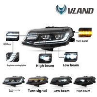 Ensemble de phares LED Vland Factory pour Chevrolet Camaro 2016-2018 LT SS RS ZL1 LS Dynamic Streamer