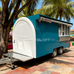 Remolque de Comida Móvil, Servicio Comercial, Quiosco de Limonada, Camión de Comida con Plataforma - Product Image 2