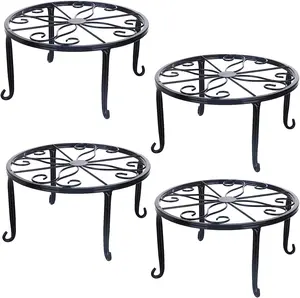 Metal Plant Stands Planters Flower Pots Holder Beverage Dispenser Stand Pumpkin Stand