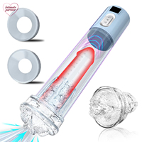 Pompe à pénis à succion fréquente, pompe à inhalation en silicone réaliste pour vagin, exercice du gland, masturbateur masculin, jouets sexuels pour hommes