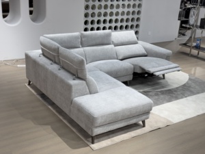 Ghế <span class=keywords><strong>sofa</strong></span> góc chữ L hiện đại cao cấp 4 chỗ ngồi có chức năng ngả lưng điện, sản xuất bởi nhà sản xuất thiết bị gốc (OEM) dành cho phòng khách - Product Image 3