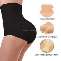 Culotte en silicone pour rehausser les fesses Vêtements de forme amincissants pour les hanches Taille haute Rehausseur de corps