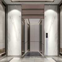 Ascenseur compact pour maison, petit immeuble, 4 étages, capacité 400 kg, porte manuelle, installation facile, faible entretien, alarme de sécurité, usage familial quotidien