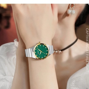 Montre pour femme CURREN 9110, marque haut de gamme, montre-bracelet pour femme, bracelet en acier inoxydable, étanche, classique, cadeau pour femme - Product Image 3