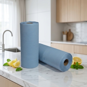 Paños de Limpieza de Cocina Resistentes, Sin Pelusa, para Limpiar <span class=keywords><strong>Aceite</strong></span>, en Rollo, Estilo Simple - Product Image 1