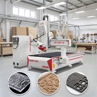 Router CNC Profesional 1325 para Trabajos en Madera, Router CNC de 4 Ejes, Equipo de Grabado, Corte y Tallado de Madera en 3D